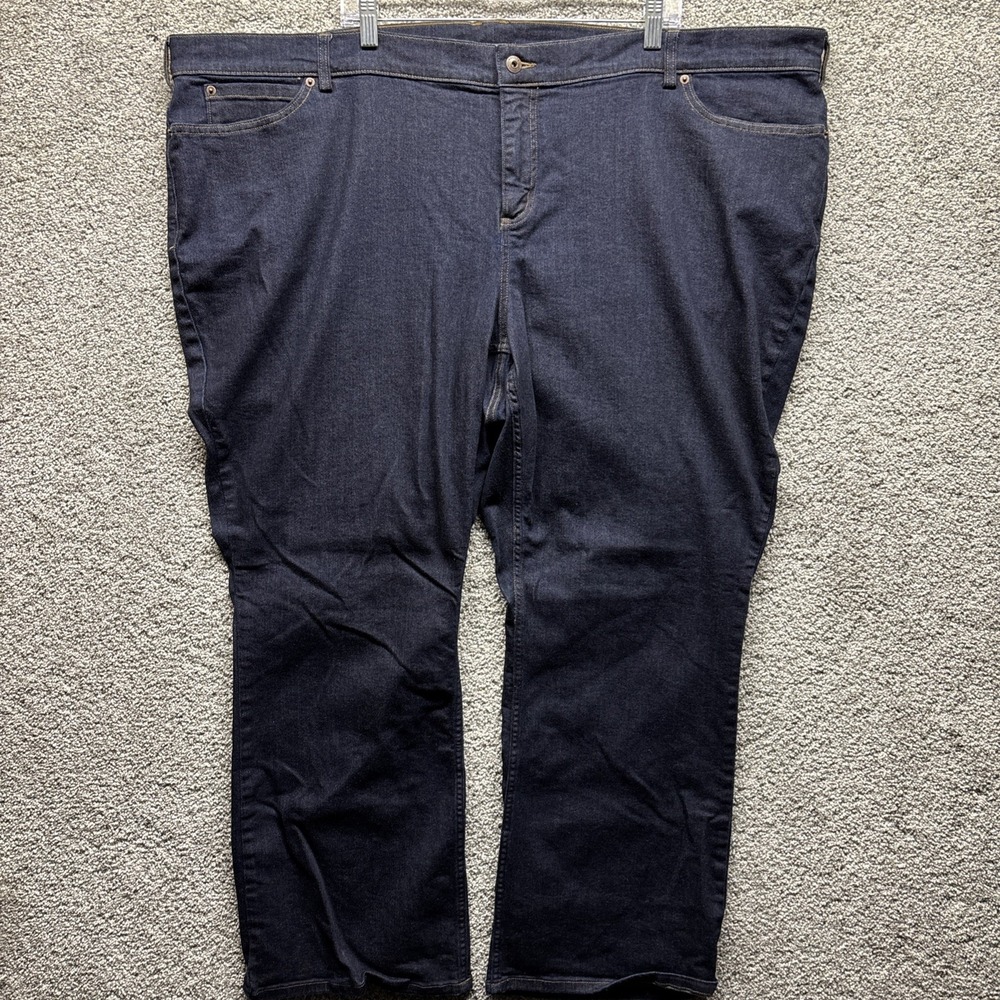 Duluth Trading‎ Bootcut Jeans Women's Plus Size 30 - 52x30 Stretch Dark Wash EUC